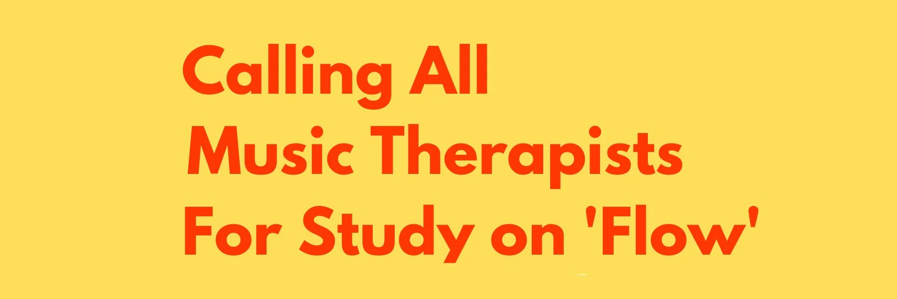REACHING OUT TO QUALIFIED MUSIC THERAPISTS