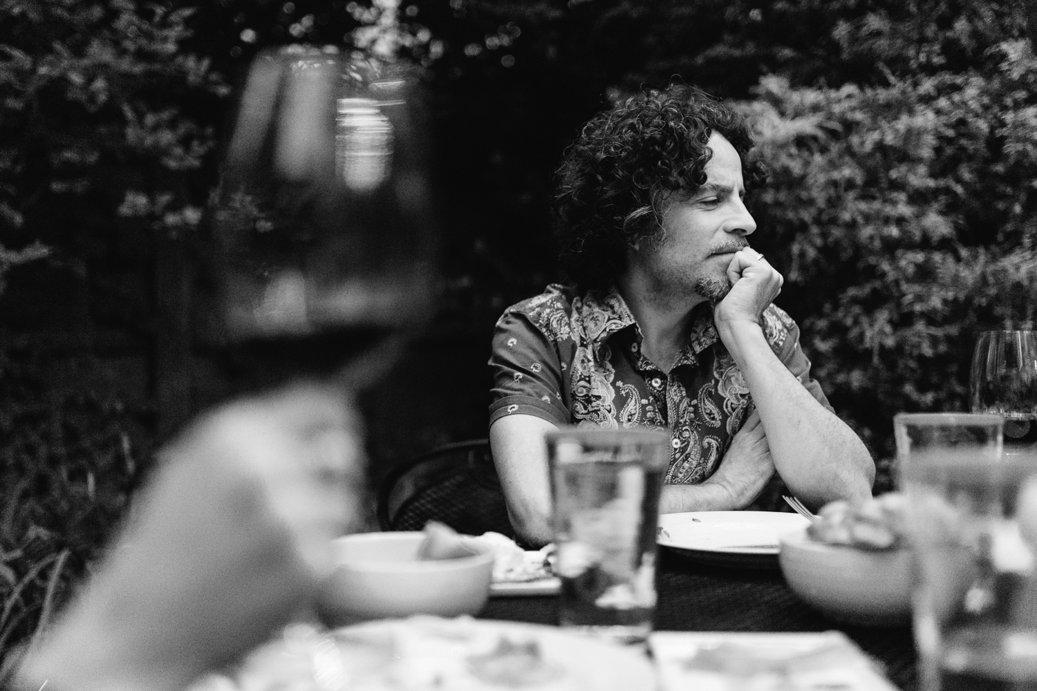 Andy may have been wondering if there was any more bread in this moment...