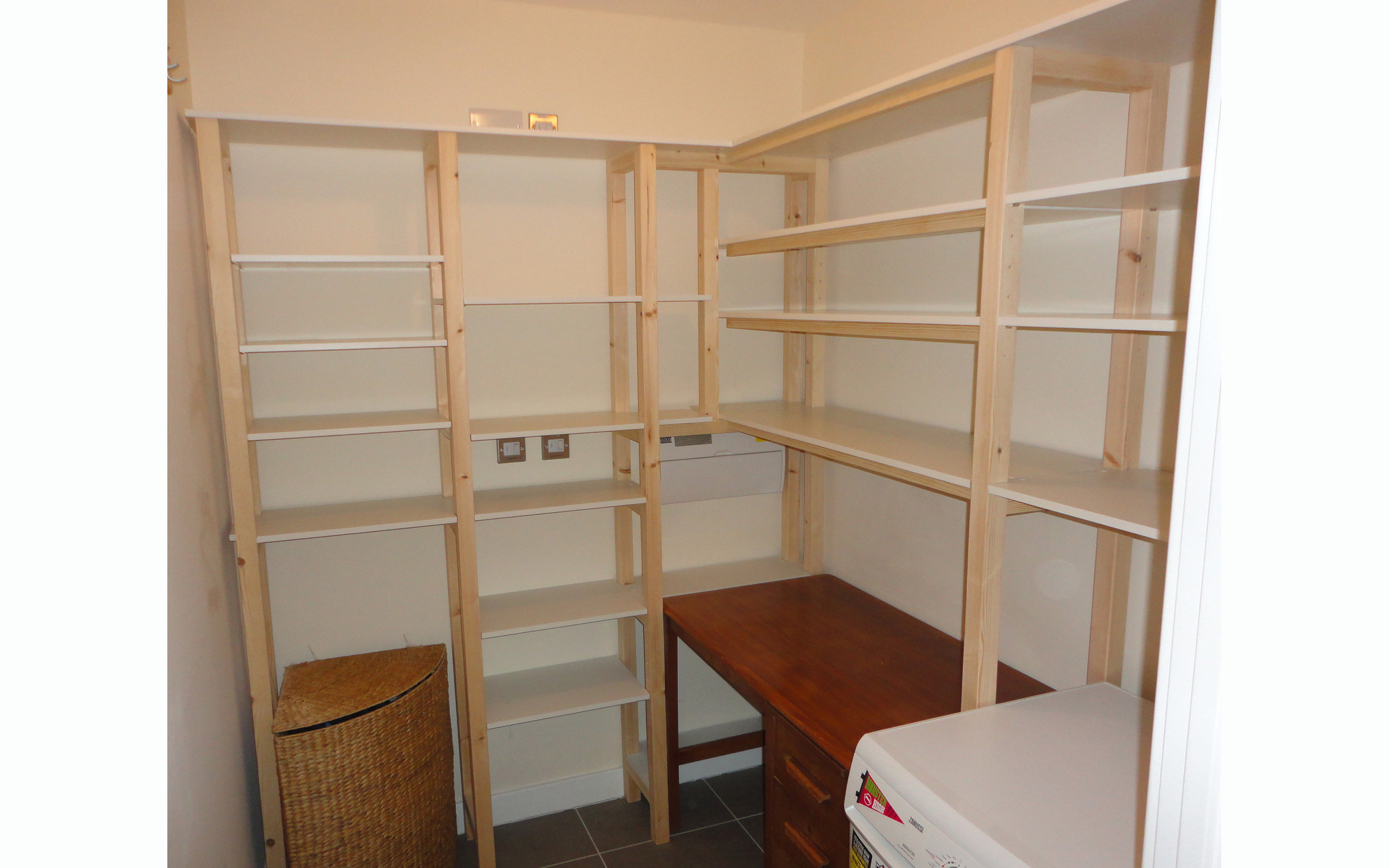 Utility Room Shelving