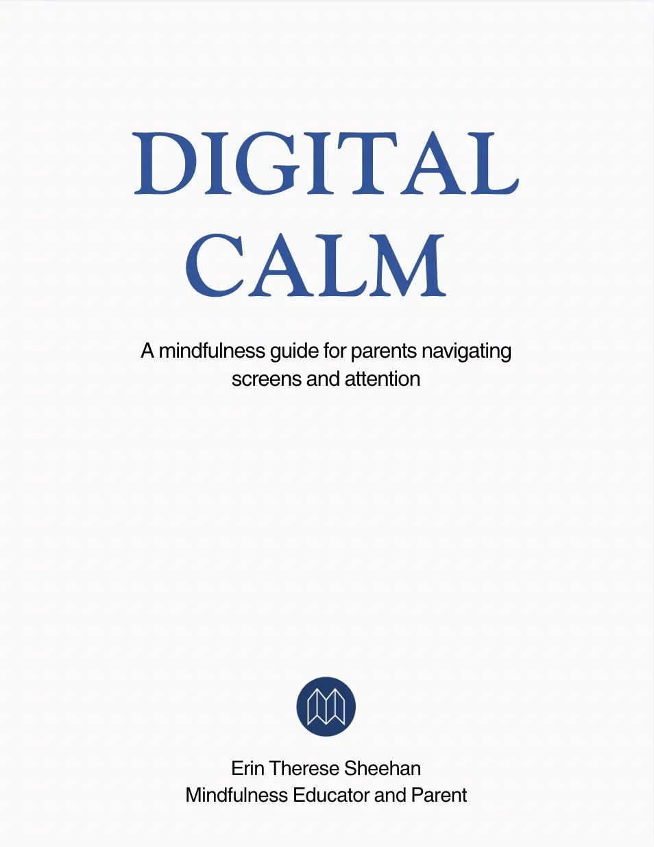 Digital Calm Booklet