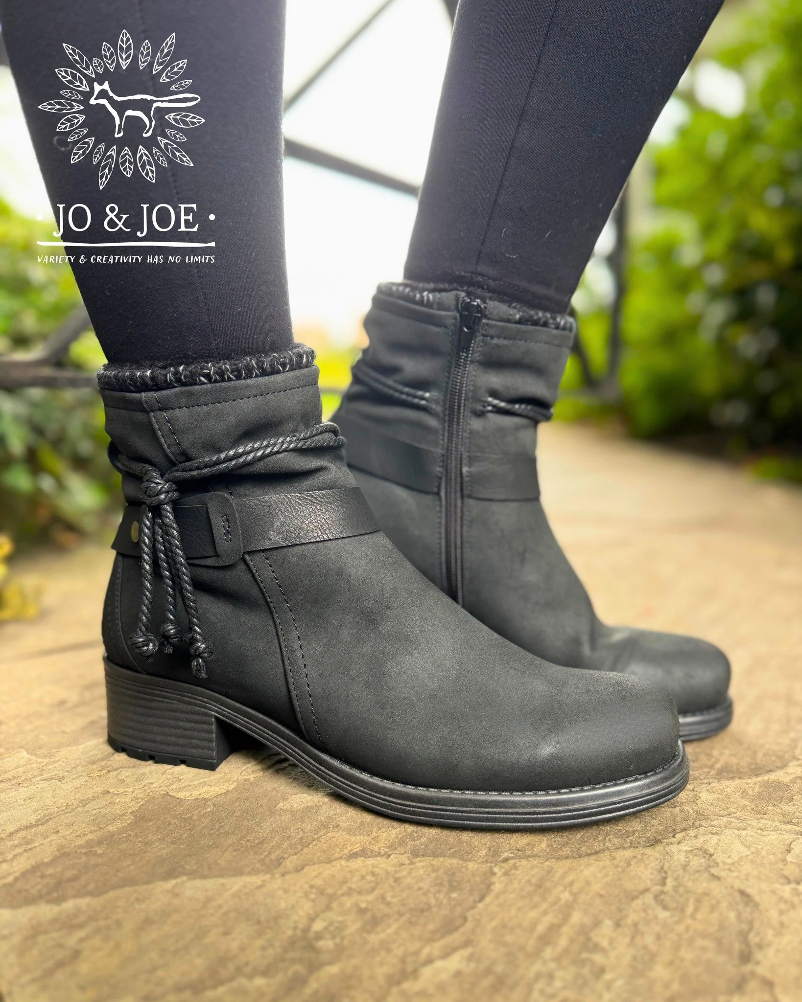 Looking for the perfect transitional boots? Meet STOCKHOLM👋🏻

With a sleek faux suede finish, cozy faux fur lining, and a decorative wraparound strap with tassel detailing, these boots combine warmth with timeless style - something we all need in o