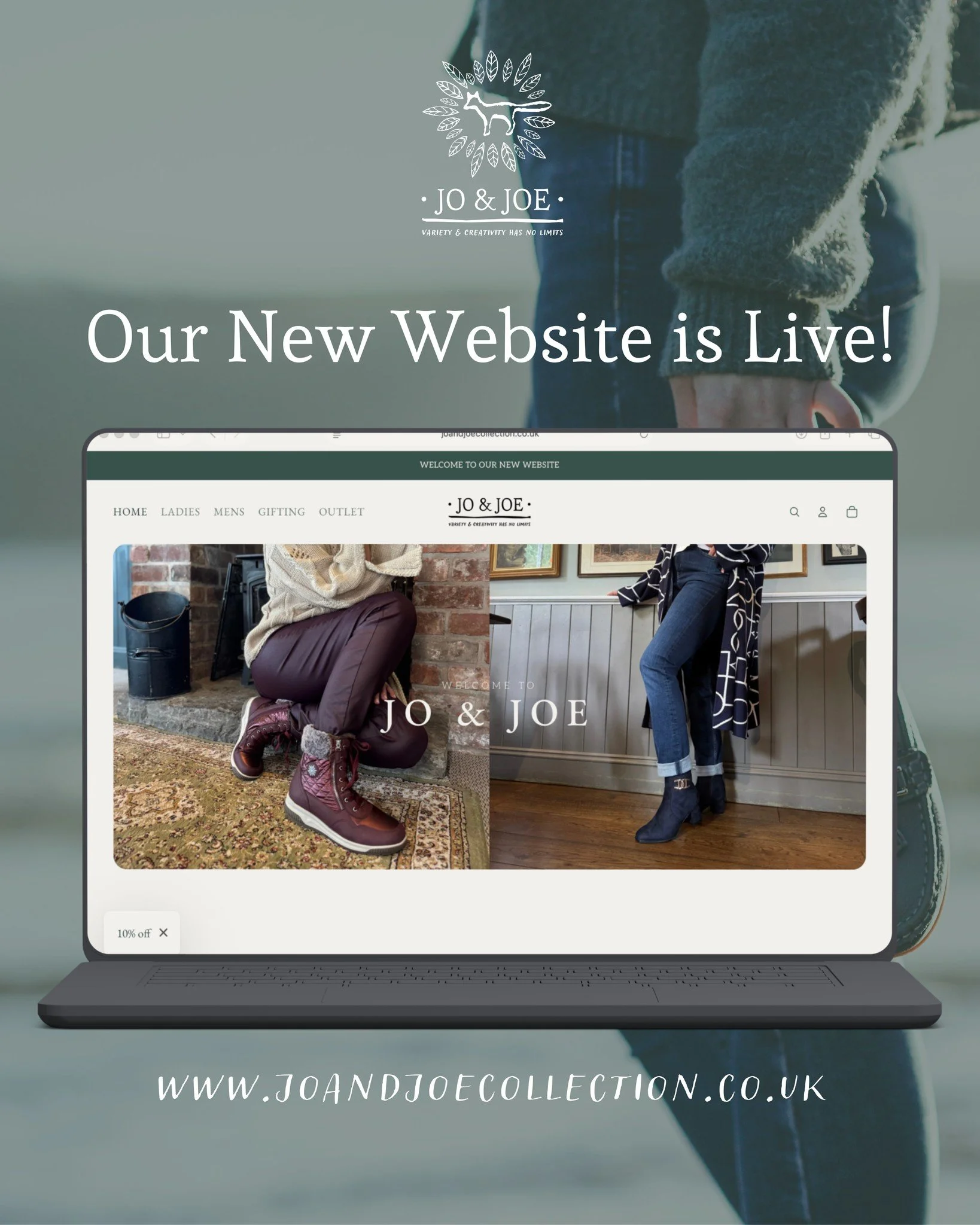 Our New Website is Live!

We are thrilled to share this with you, and can't wait to hear your feedback! Please let us know your thoughts in the comments below👇

Head to www.joandjoecollection.co.uk to view the new site🔗