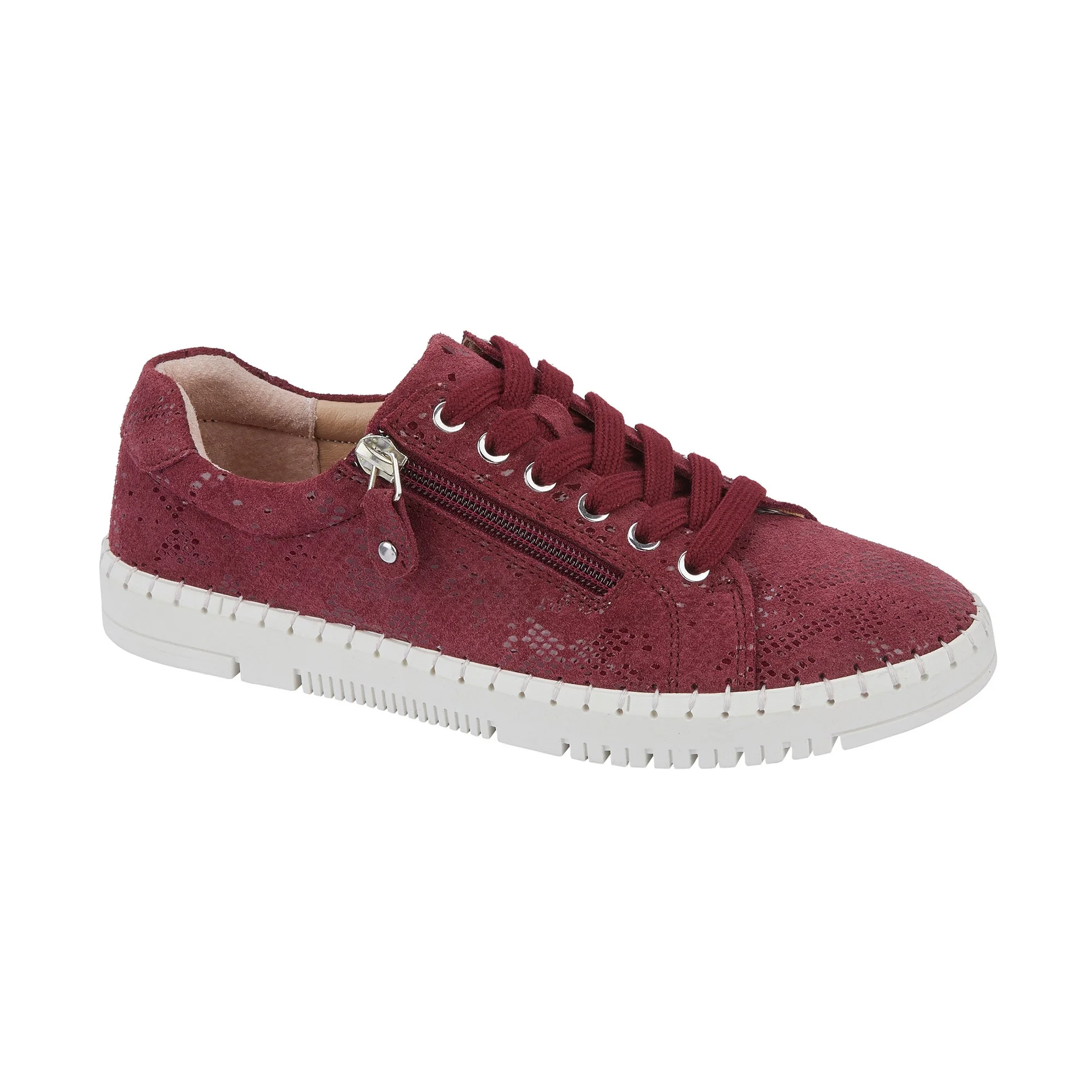 JO & JOE Ladies Plum Suede Casual Shoe PORTO