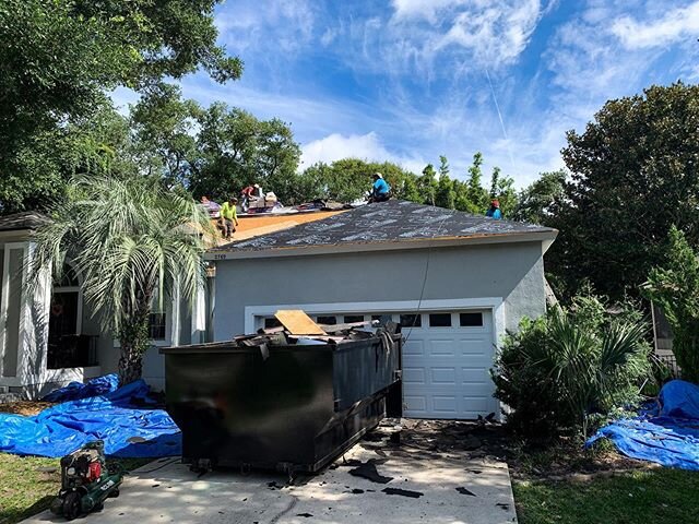 It&rsquo;s a beautiful day here in Florida! Do you need a new roof? Maybe insurance could cover the costs for you, or if not we now also offer financing!! Call our office @ 904-624-0225 to get a free quote or an inspection from one of our project man