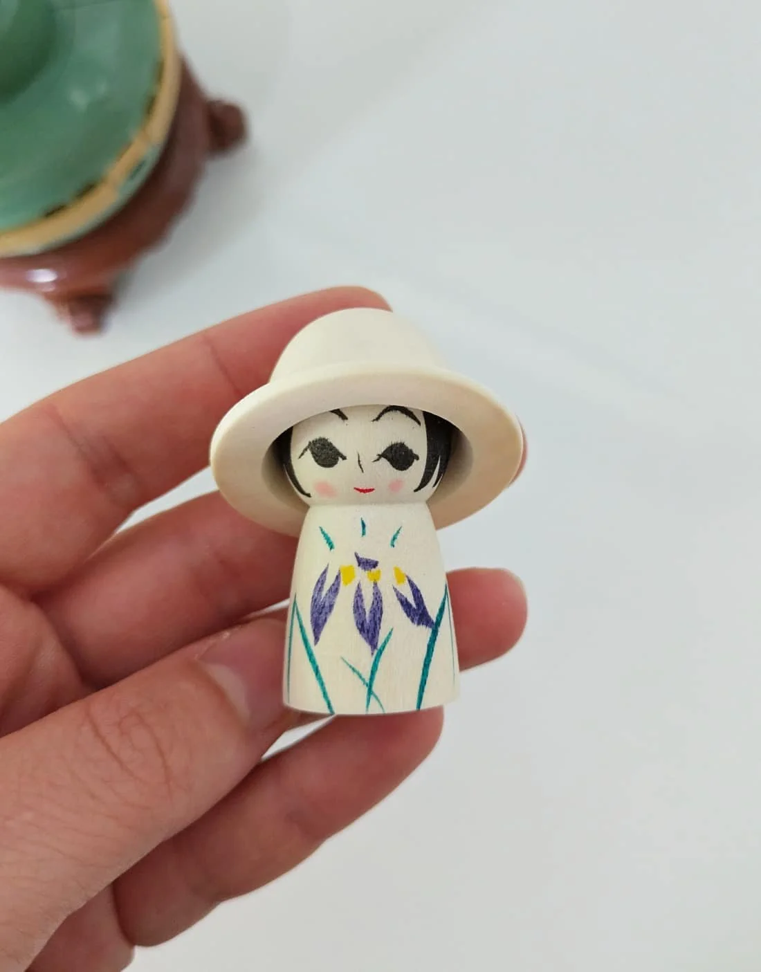 Mini kokeshi au chapeau - Wagatsuma Tsukasa