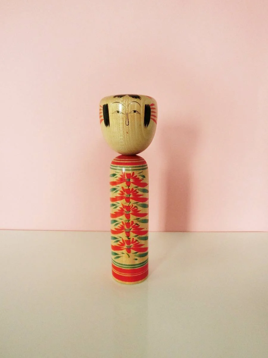 Ishiyama Kazuo kokeshi doll (Zao strain)