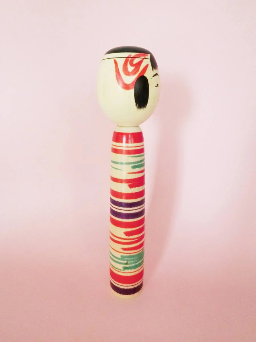 Tsuchiyu kokeshi doll by Watanabe Chuzo