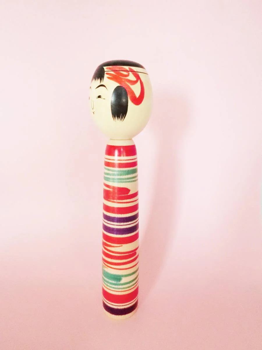 Tsuchiyu kokeshi doll by Watanabe Chuzo