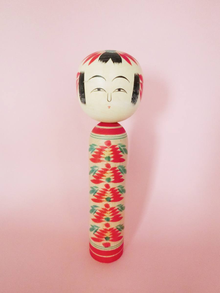 Zao kokeshi doll by Saito Takeo