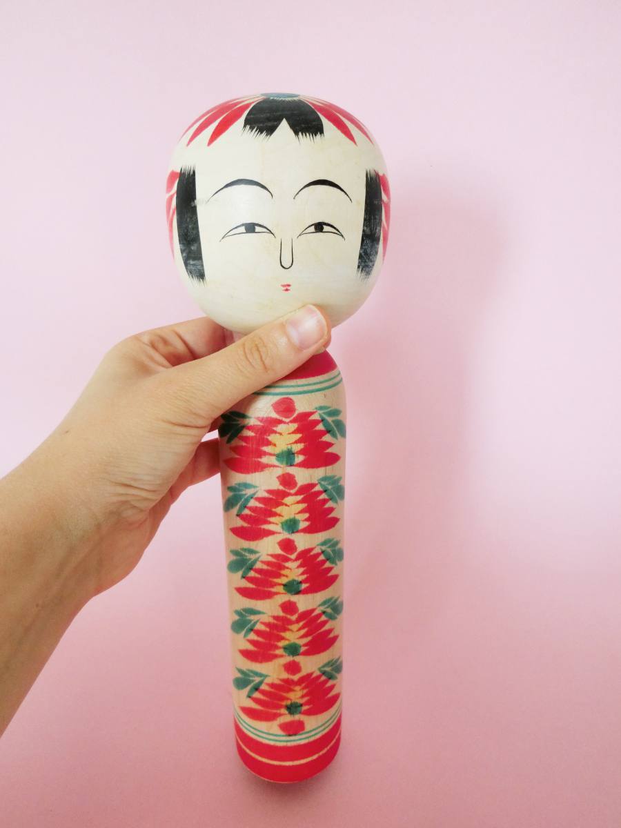 Zao kokeshi doll by Saito Takeo