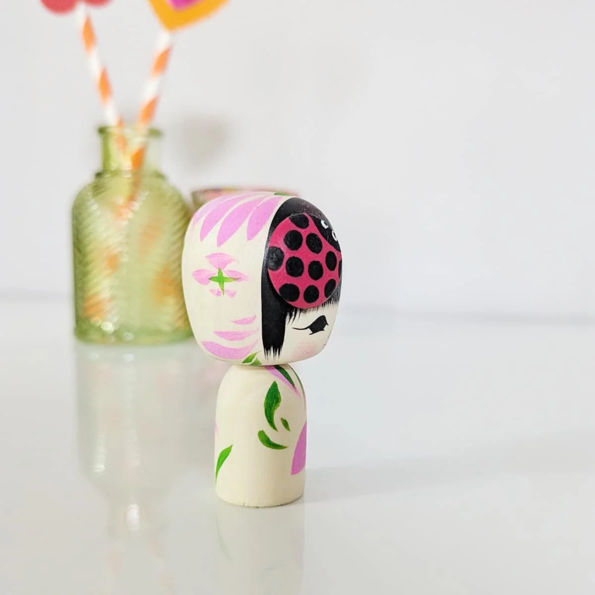 Petite kokeshi porte-bonheur par Wagatsuma Noboru