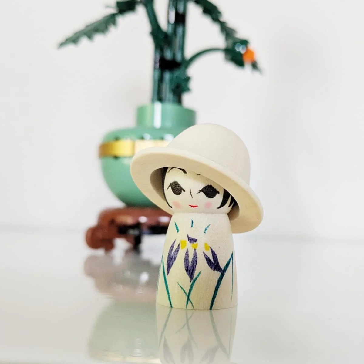 Mini kokeshi au chapeau - Wagatsuma Tsukasa