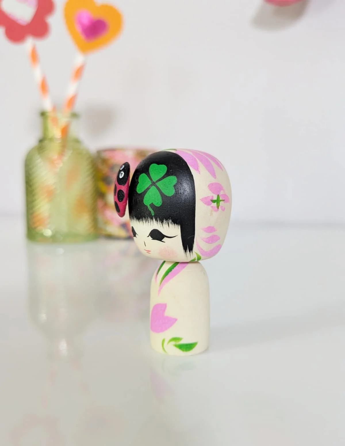 Petite kokeshi porte-bonheur par Wagatsuma Noboru