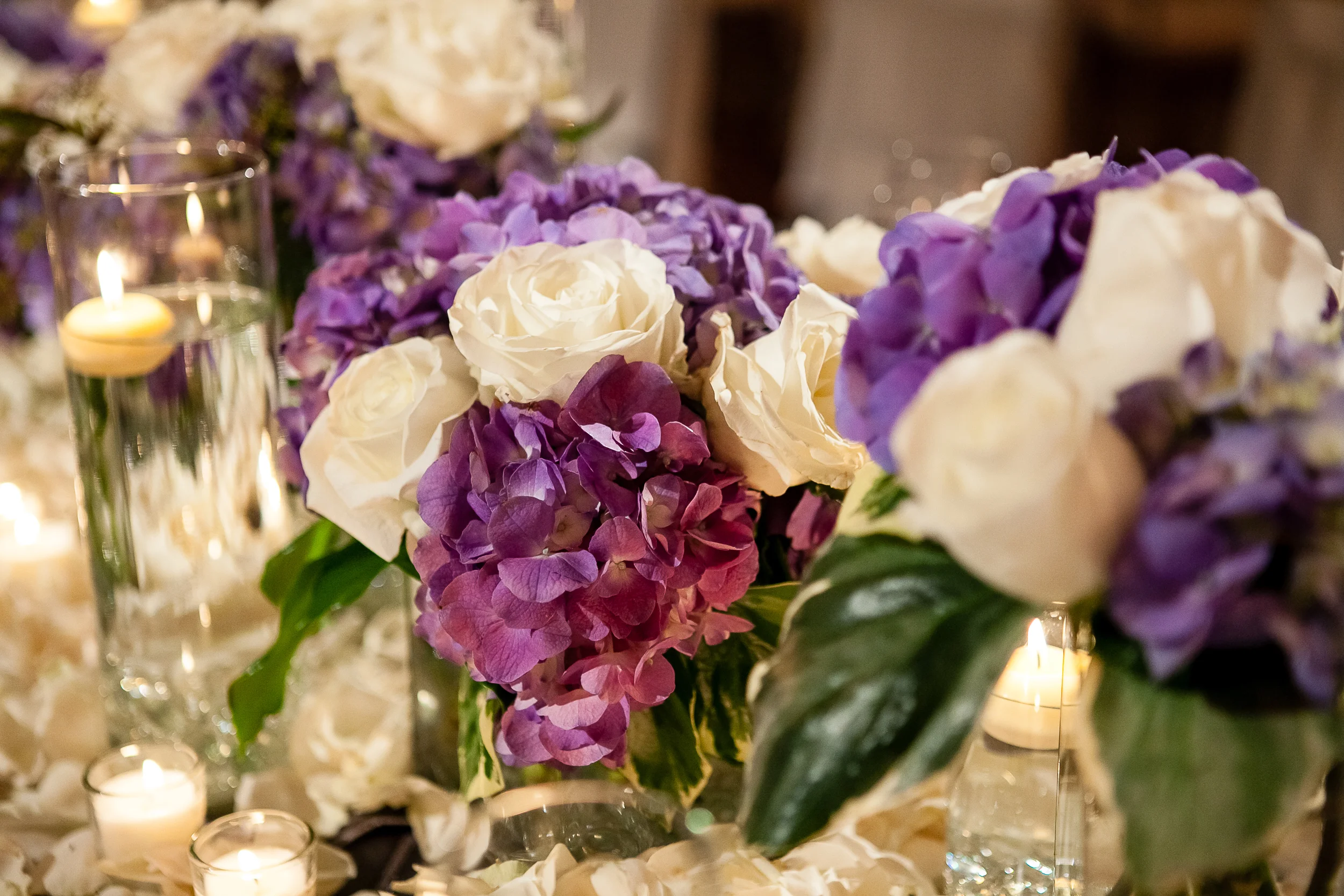 fetenashville.com | Schermerhorn Symphony Center Wedding | Luxury Weddings and Events Designed by Fete Nashville | Photographed by Kristyn Hogan and Erin Lee | best wedding planner nashville | purple and white wedding | silver wedding | nashville wedding planner | hydrangea wedding bouquet | Vera Wang wedding dress | luxury wedding planner | celebrity wedding planner | monogram invitations | white calligraphy | Scarritt Bennett | Wightman Chapel