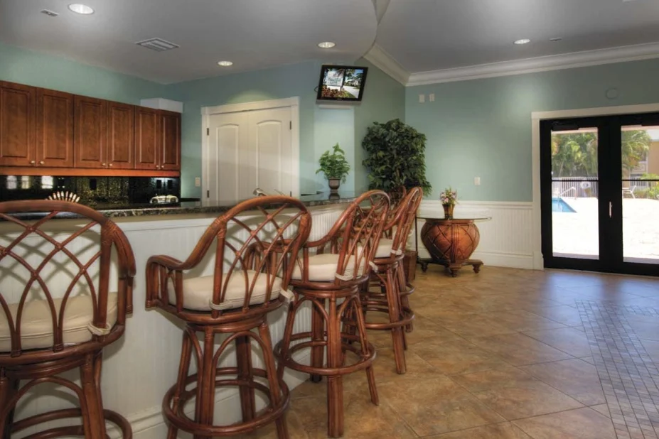   Kitchen and coffee bar at the club  