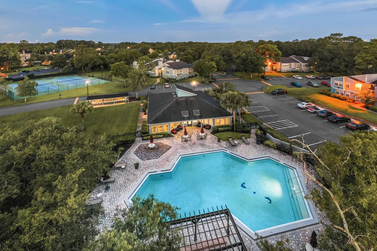  The Antlers Apartment Homes pool and clubhouse 