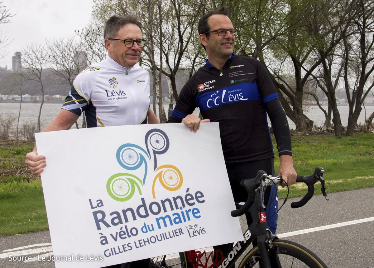 La Randonnée à vélo du Maire Gilles Lehouillier
