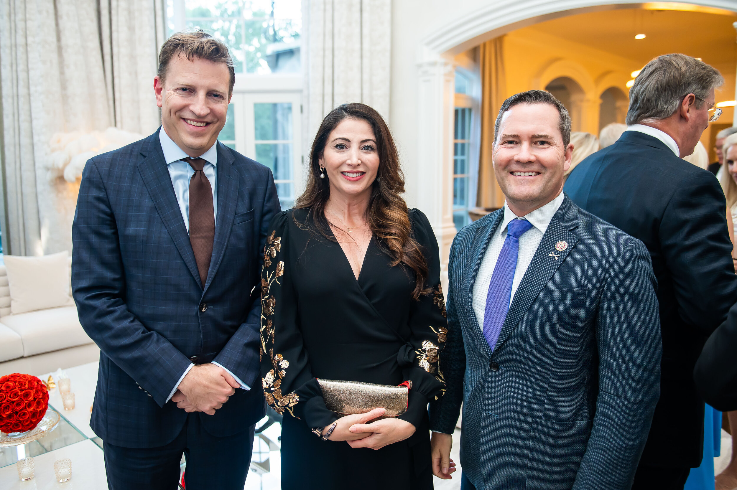 Mark Vlasic, Dr. Julia Nesheiwat and Congressman Mike Waltz