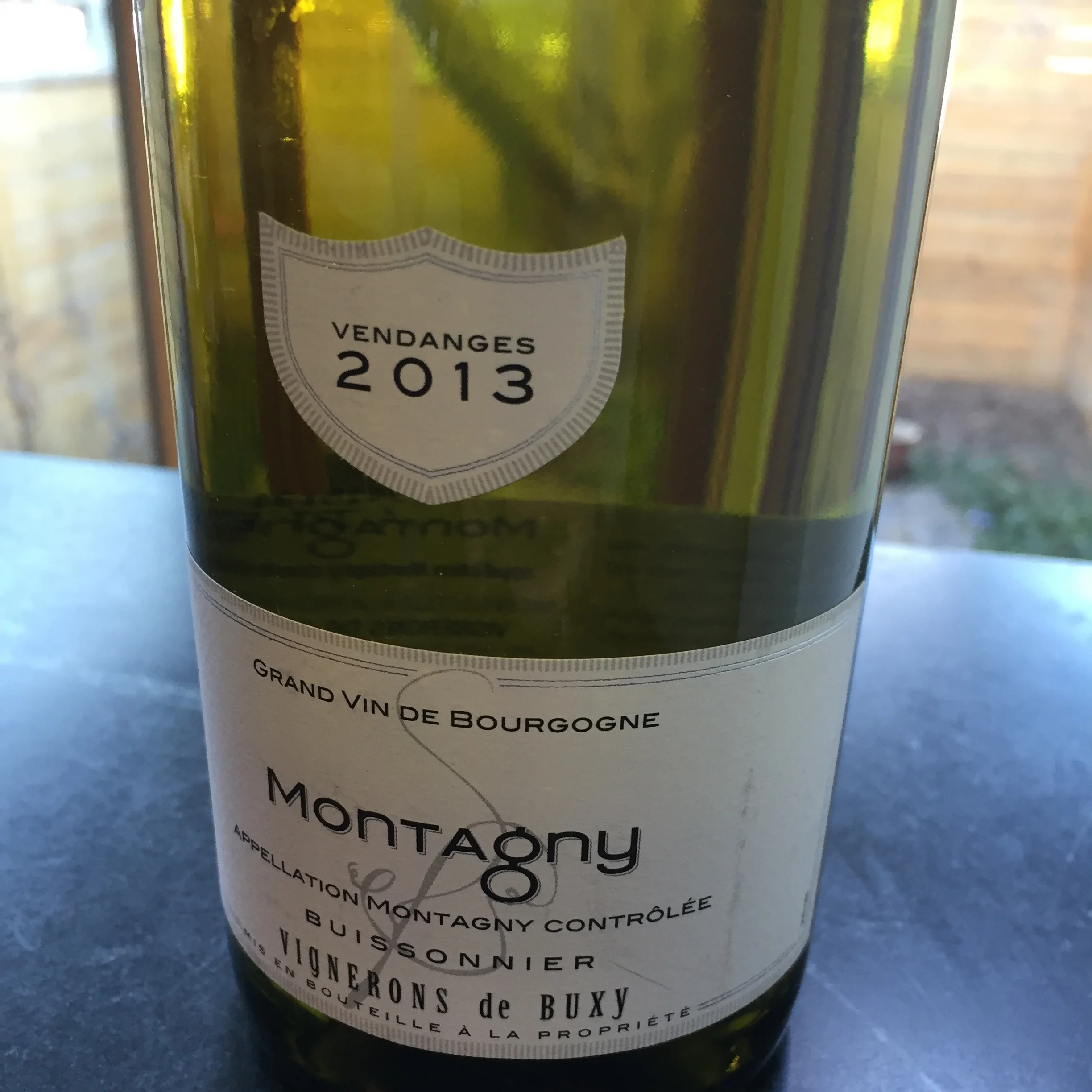 Vignerons de Buxy Buissonnier Montagny 2013 review