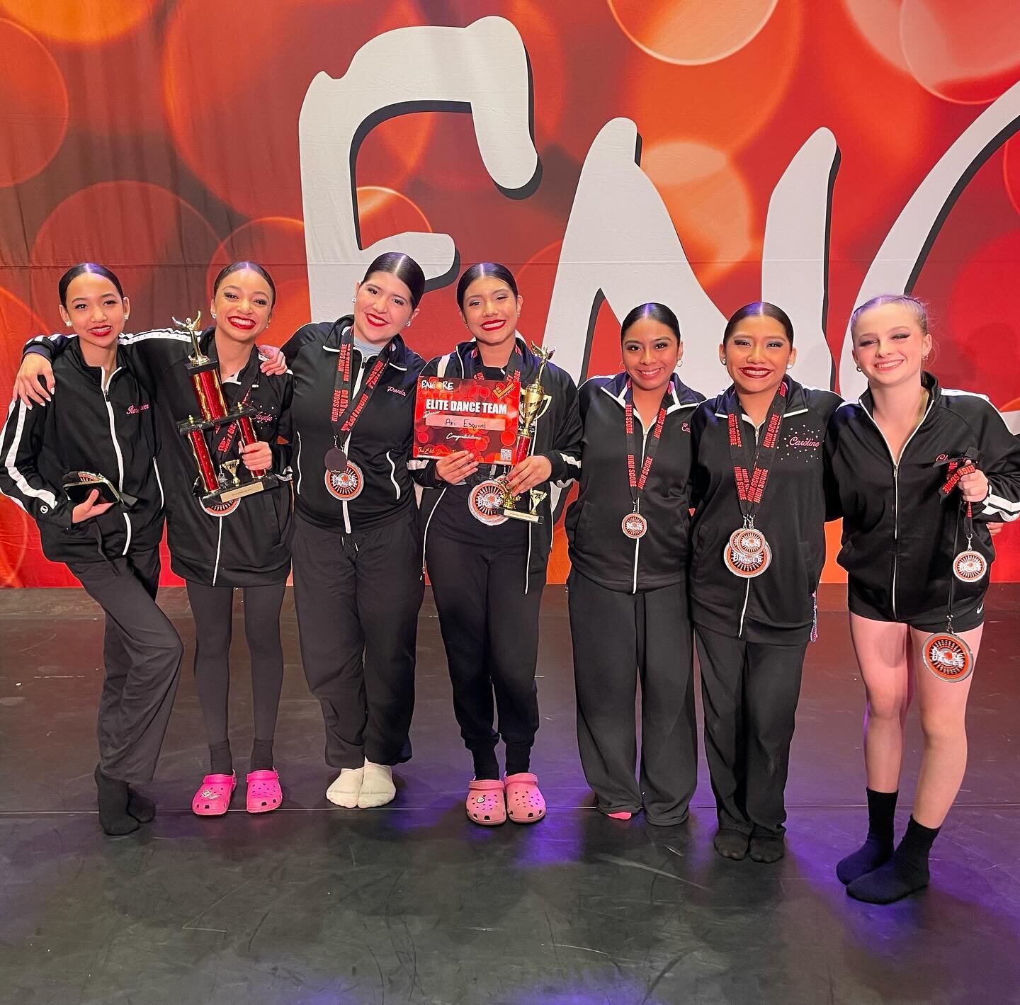 ENCORE DAY 1 is COMPLETE!🪩 Our Diamond dancers shined bright as ever up on the comp stage tonight&hellip; we couldn&rsquo;t be more proud!✨ Listed Below are our overall placements &amp; special award winners! 

Intermediate Age 13 Solos:
9th- Compar