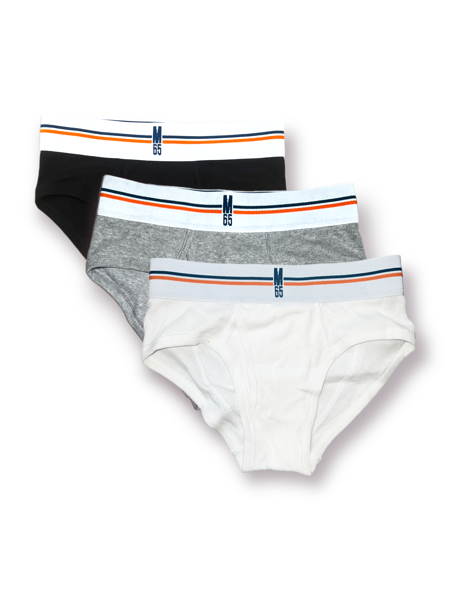 Brief underwear in ribbed jersey - 3 Pack (GENDERLESS)