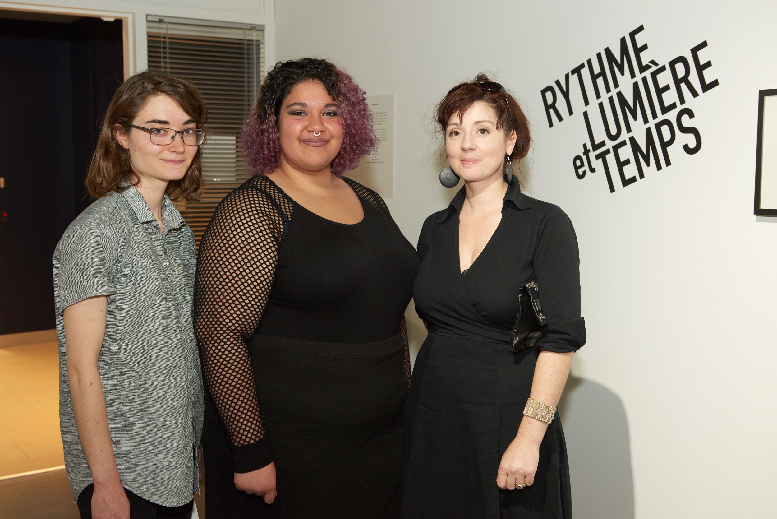 Vidéo du vernissage de Rythme, lumière et temps.