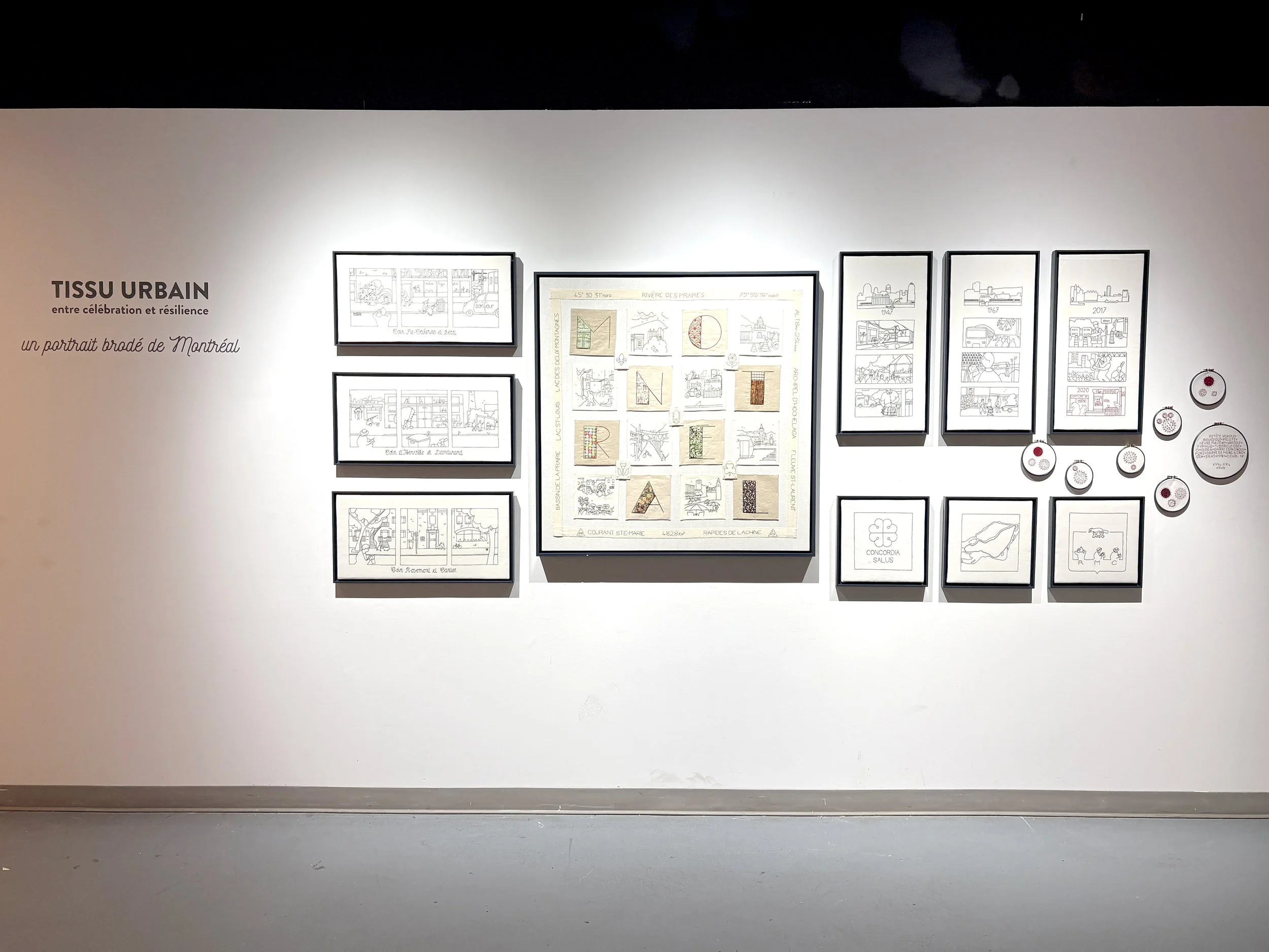 RENCONTRE AVEC LES BRODEUSES ET LE BRODEUR À l'ORIGINE DE L'EXPOSITION TISSU URBAIN