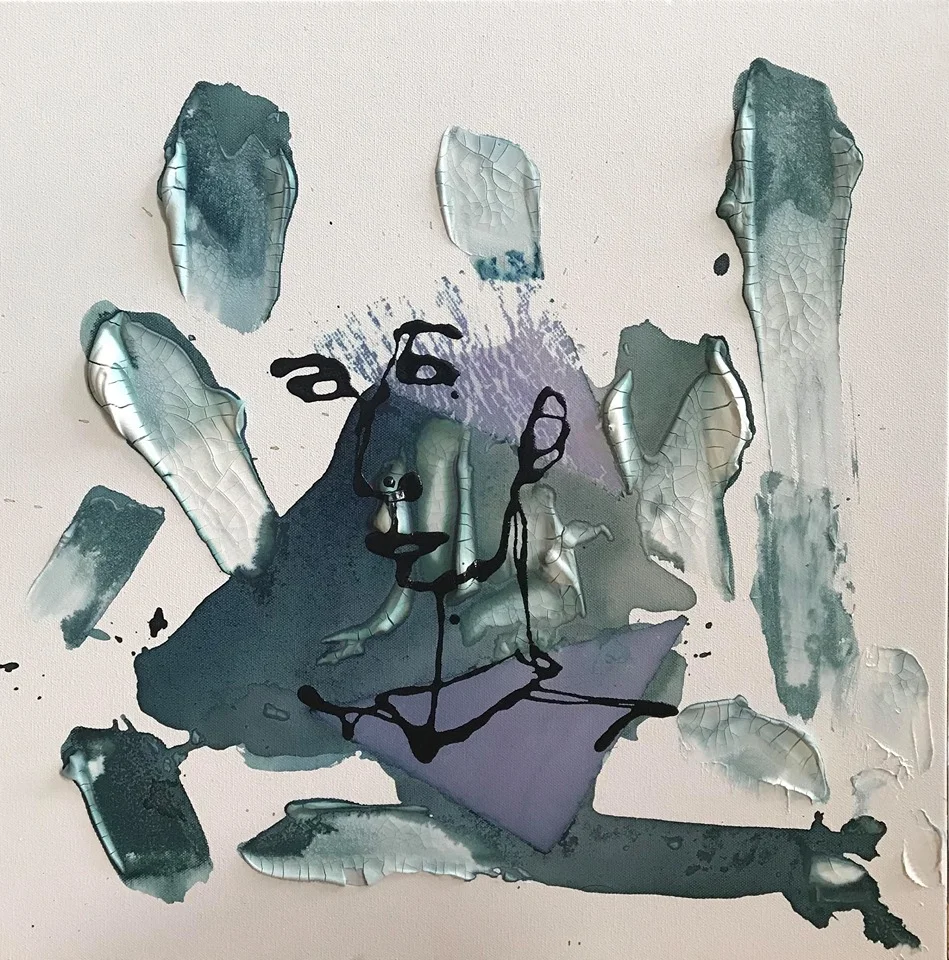 ALL THAT WAS LOST CAN STILL BE FOUND 20 X 20 x .75 inches SOLD