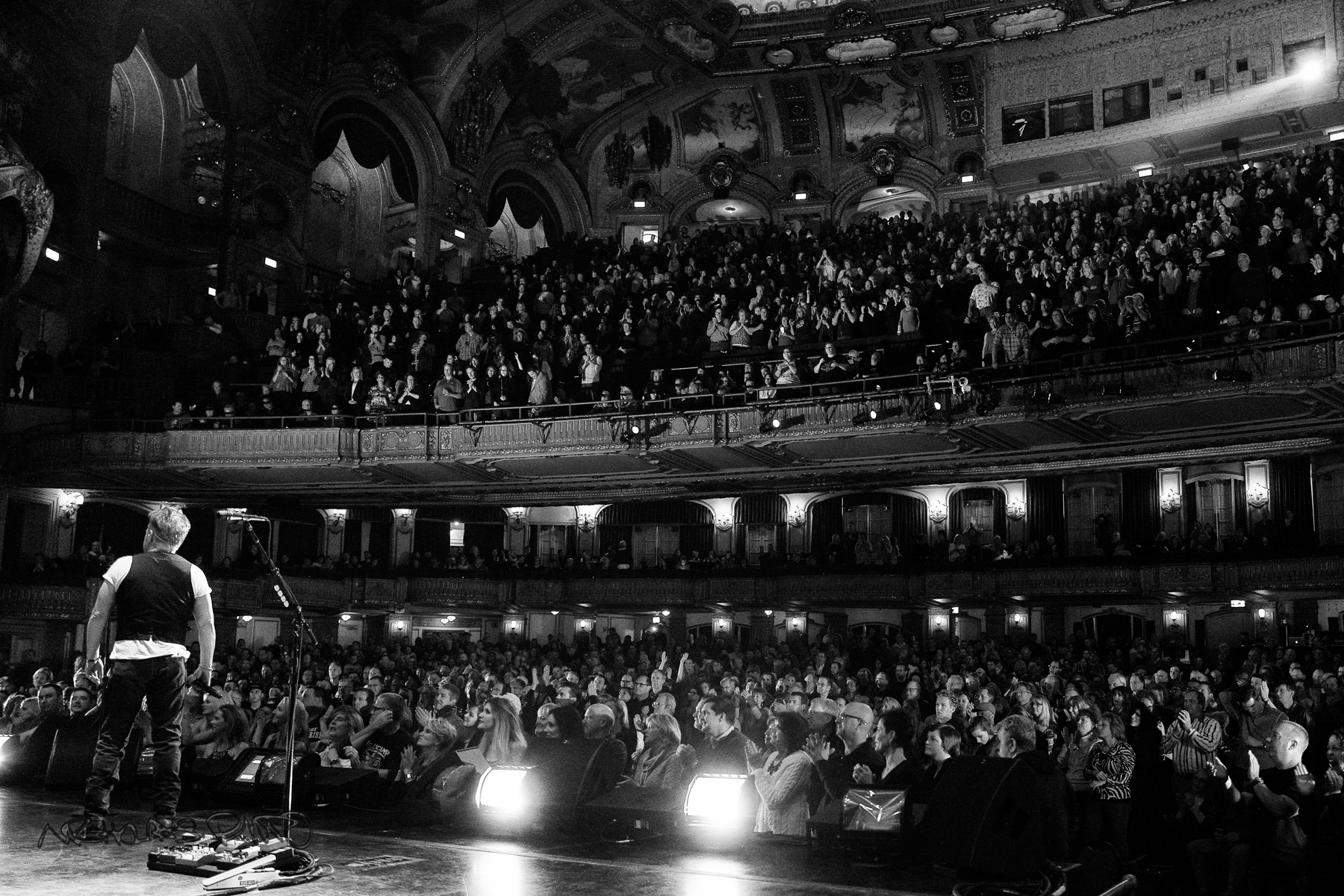 John Mellencamp has the crowd at his show in Chicago.