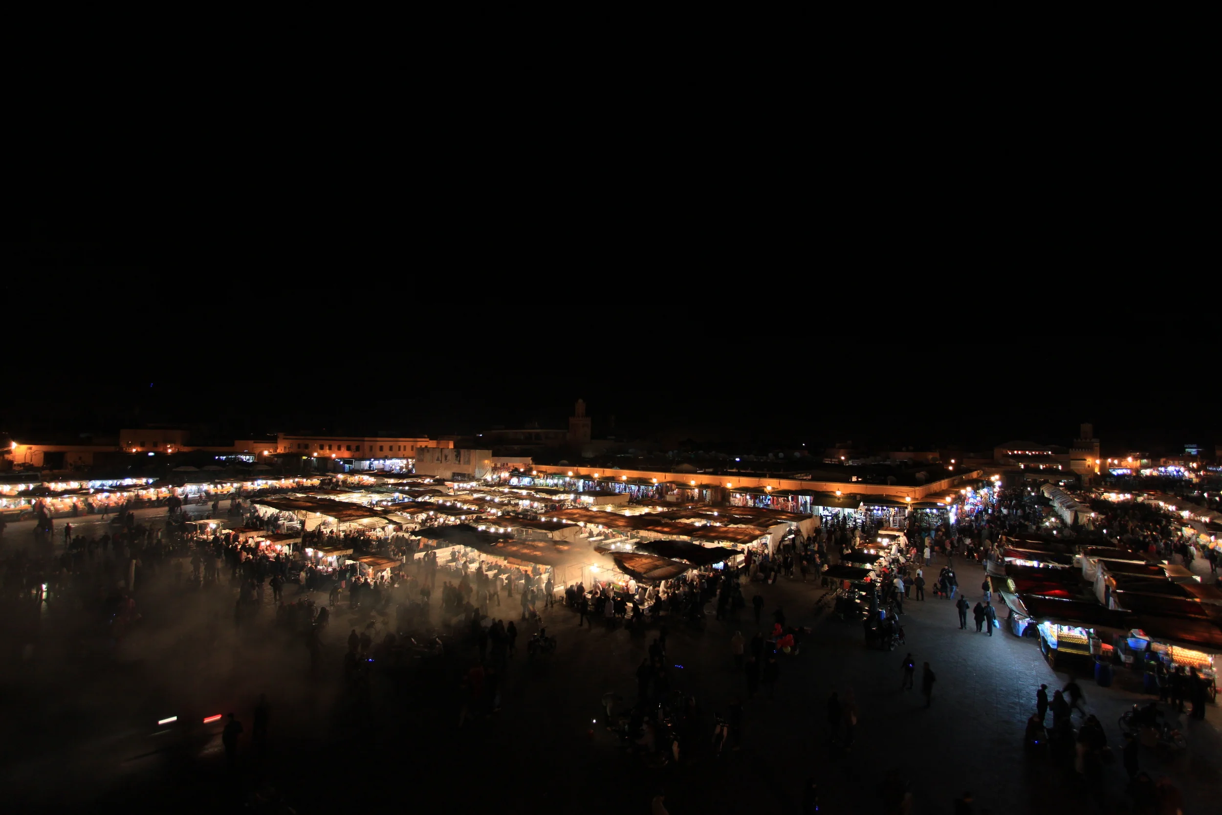 Hustle and Bustle of Jemaa el-Fnaa
