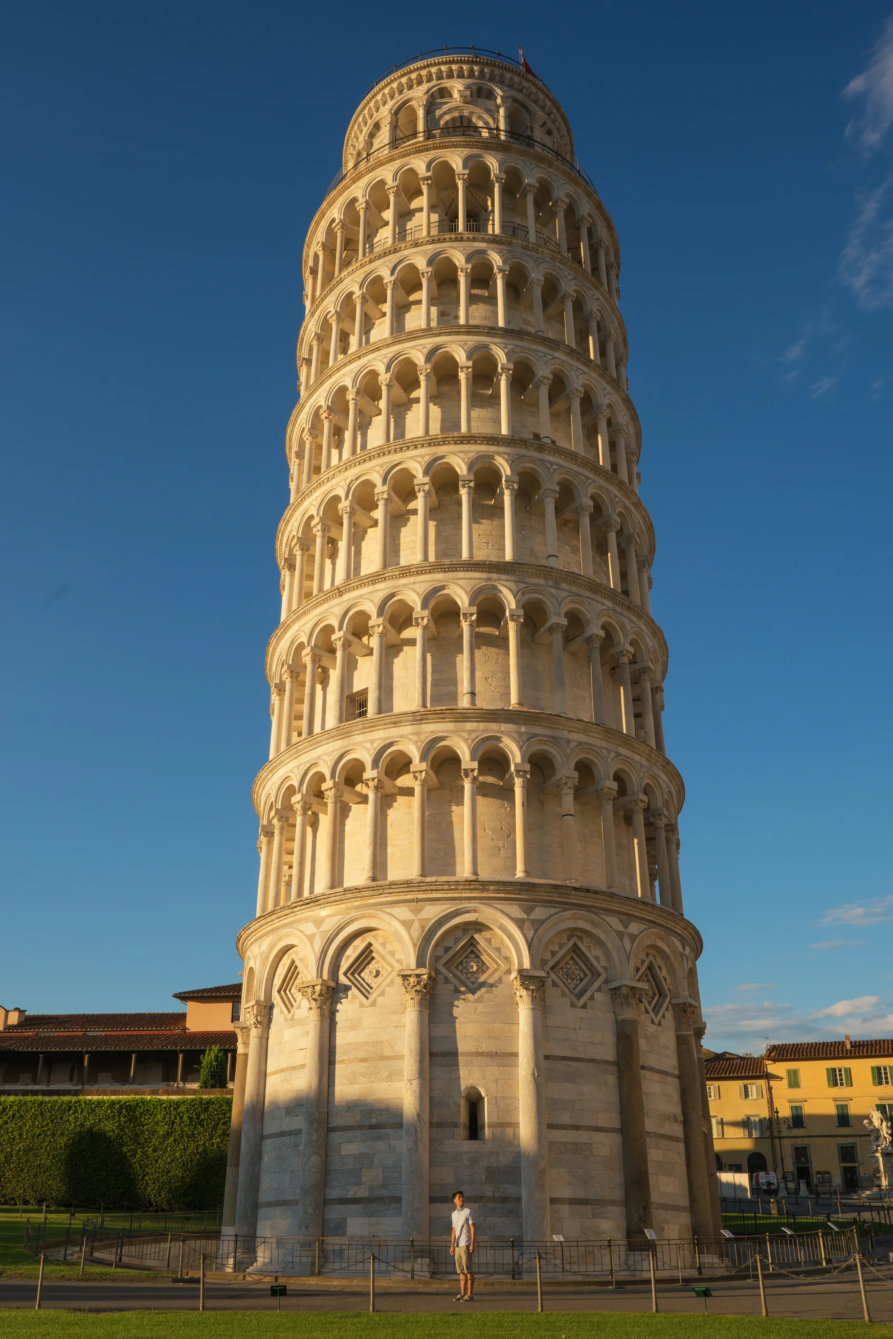 Leaning Tower of Pisa at Sunrise