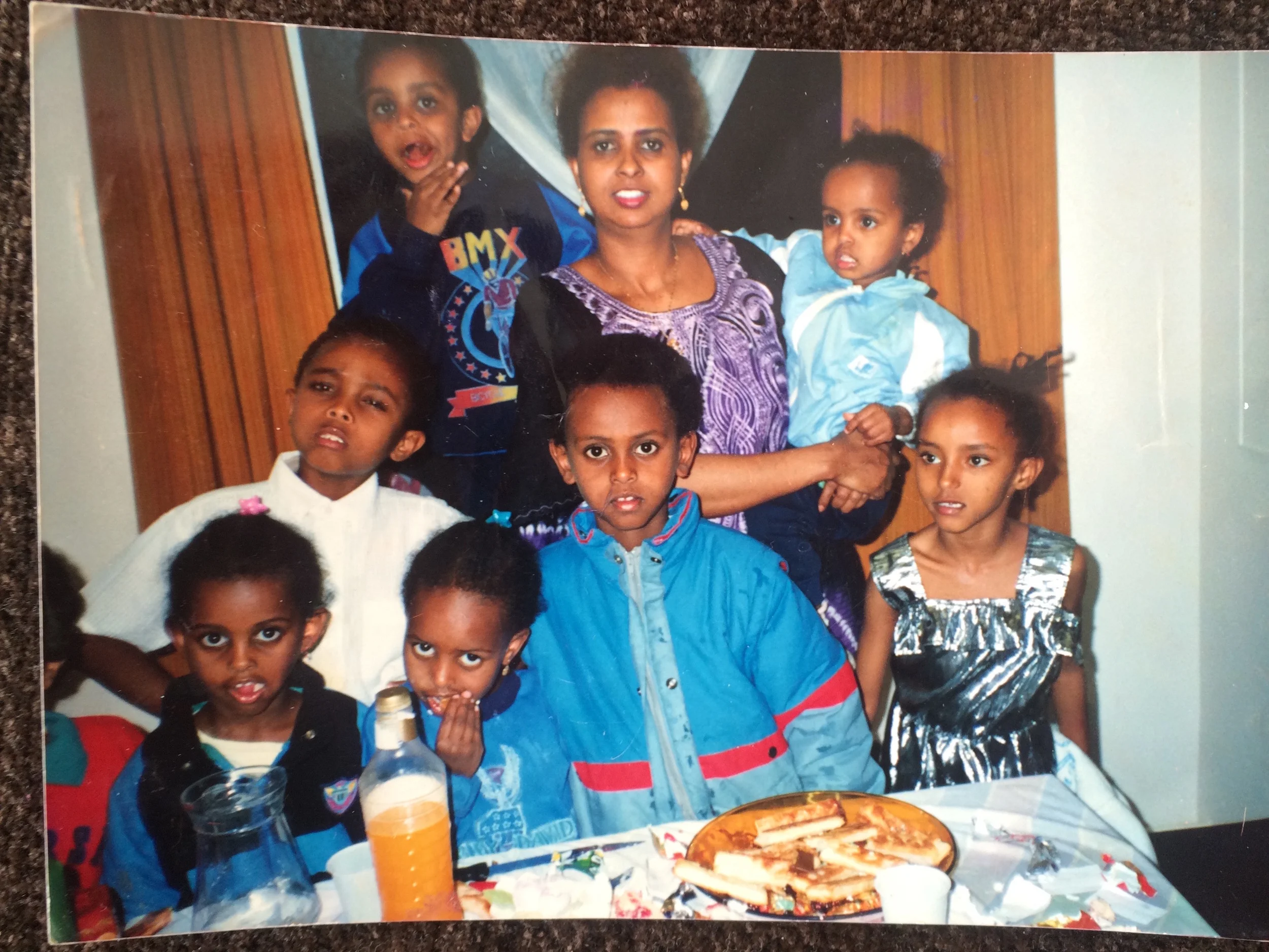 Shamis and children, London - circa 1992
