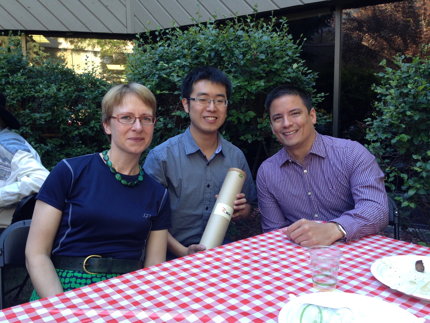 Birgit, Thomas & Alvero (Unfortunately we are missing Ivan from this photo!)