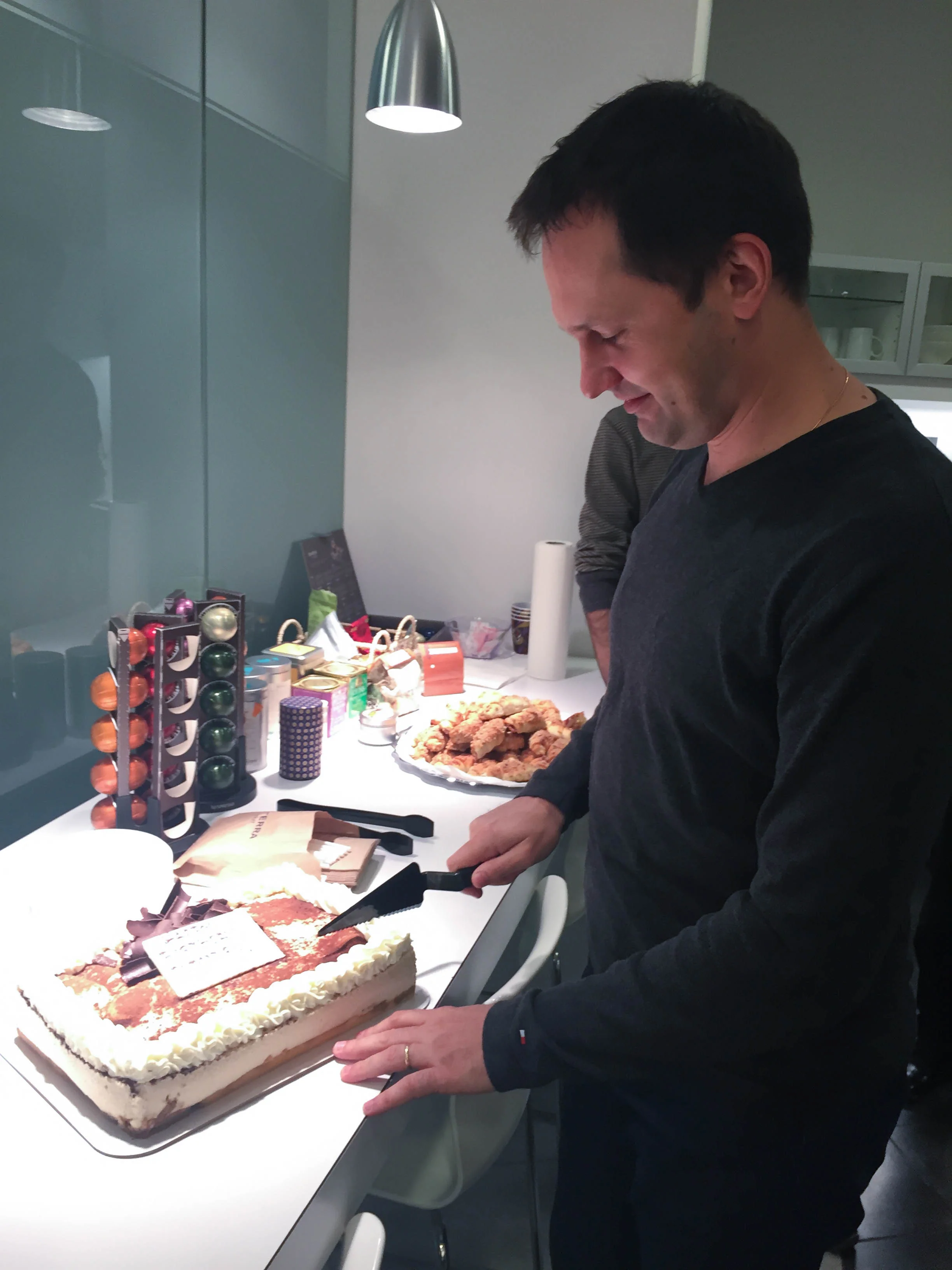 Cutting the cake "statistically random."