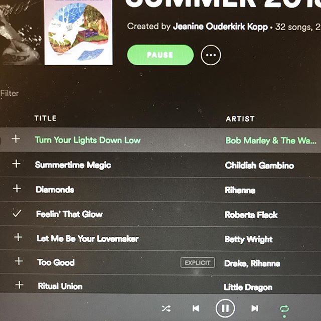 When your new playlist consists of all the best songs of past #playlists #diamondmine #summerslay