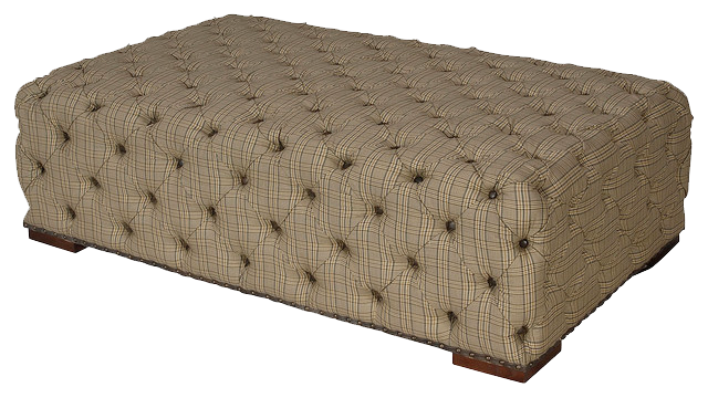 Mason Plaid Ottoman