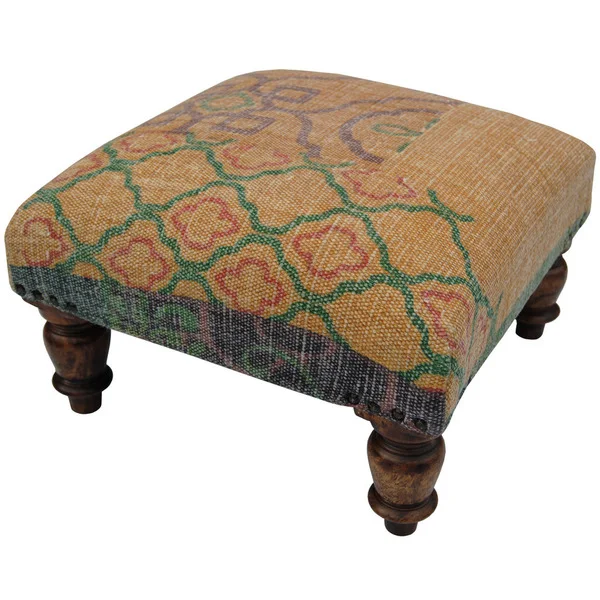 Indo Unpholstered Foot Stool