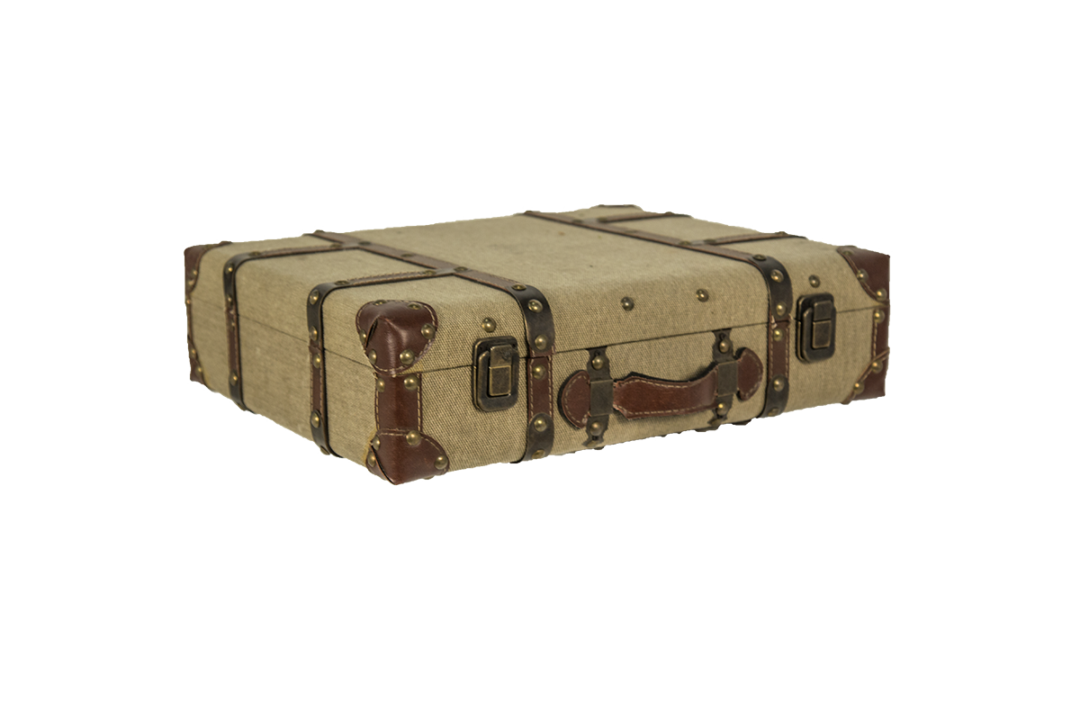 Benjamin Tan Vintage Suitcase 