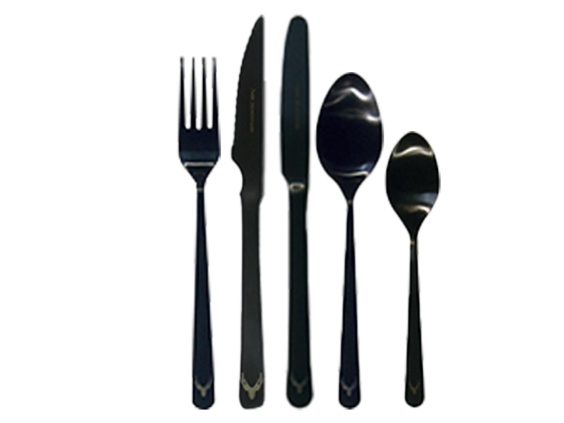 Rudy Black Antler Flatware — Event Design & Decor Eclectic Hive CO UT