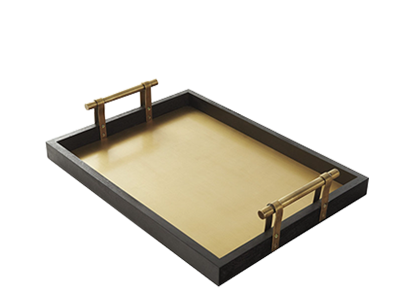 Obed Wood + Brass Tray