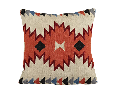 Orange Ivory Native Pillow