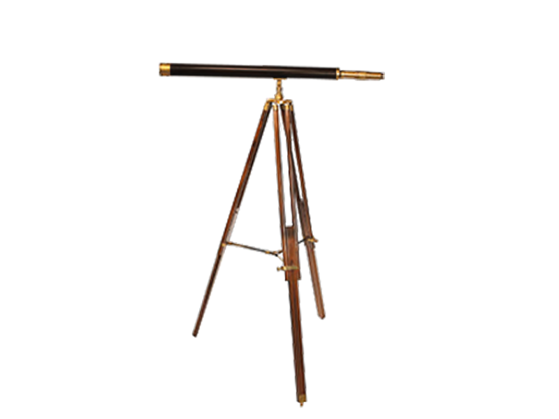 AVONLEA Decorative Brass Telescope