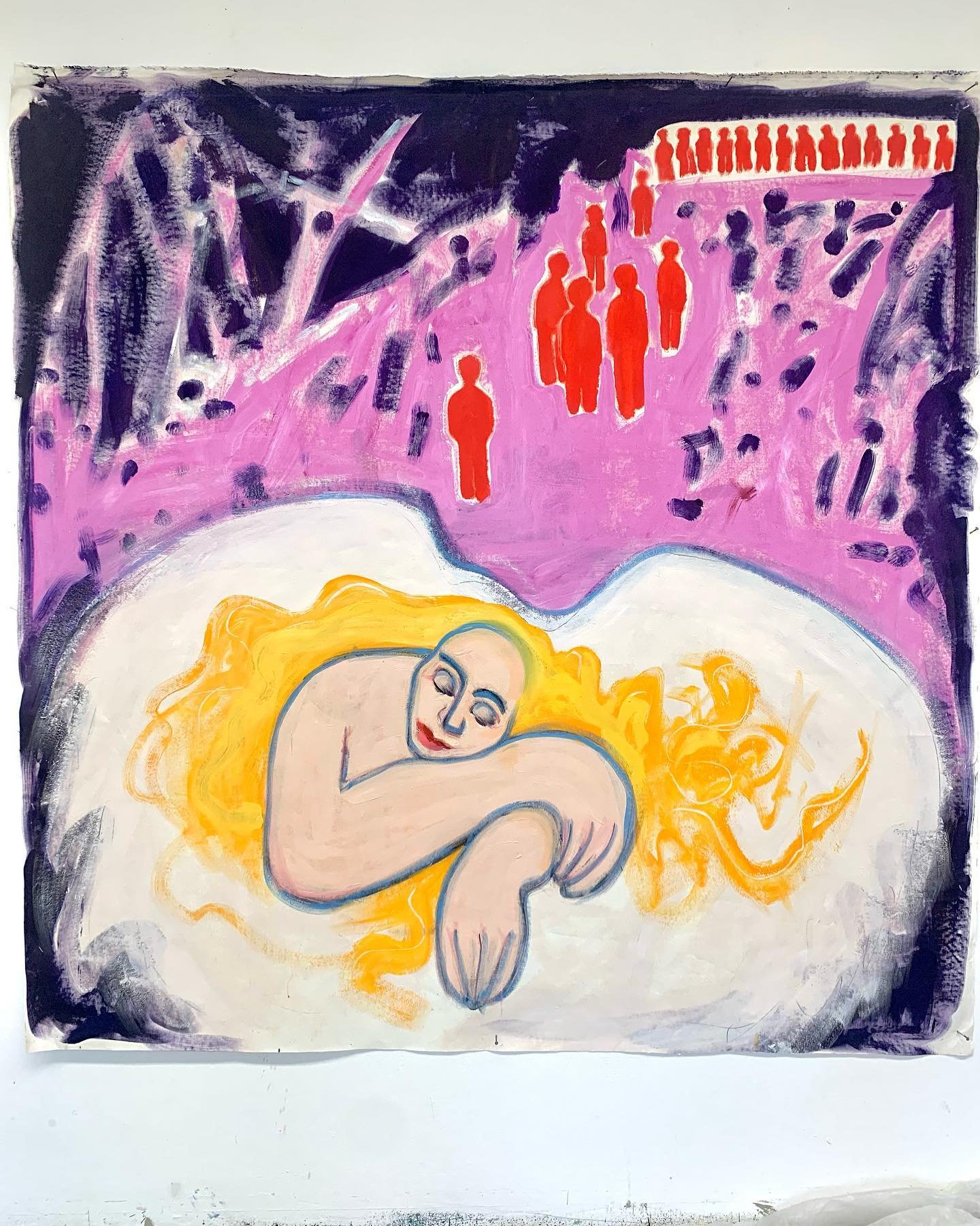 &hellip;sleeping angel&hellip;
#sleeping #angel #dawn #oil #painting #artistinstudio #berlin#berlinart
