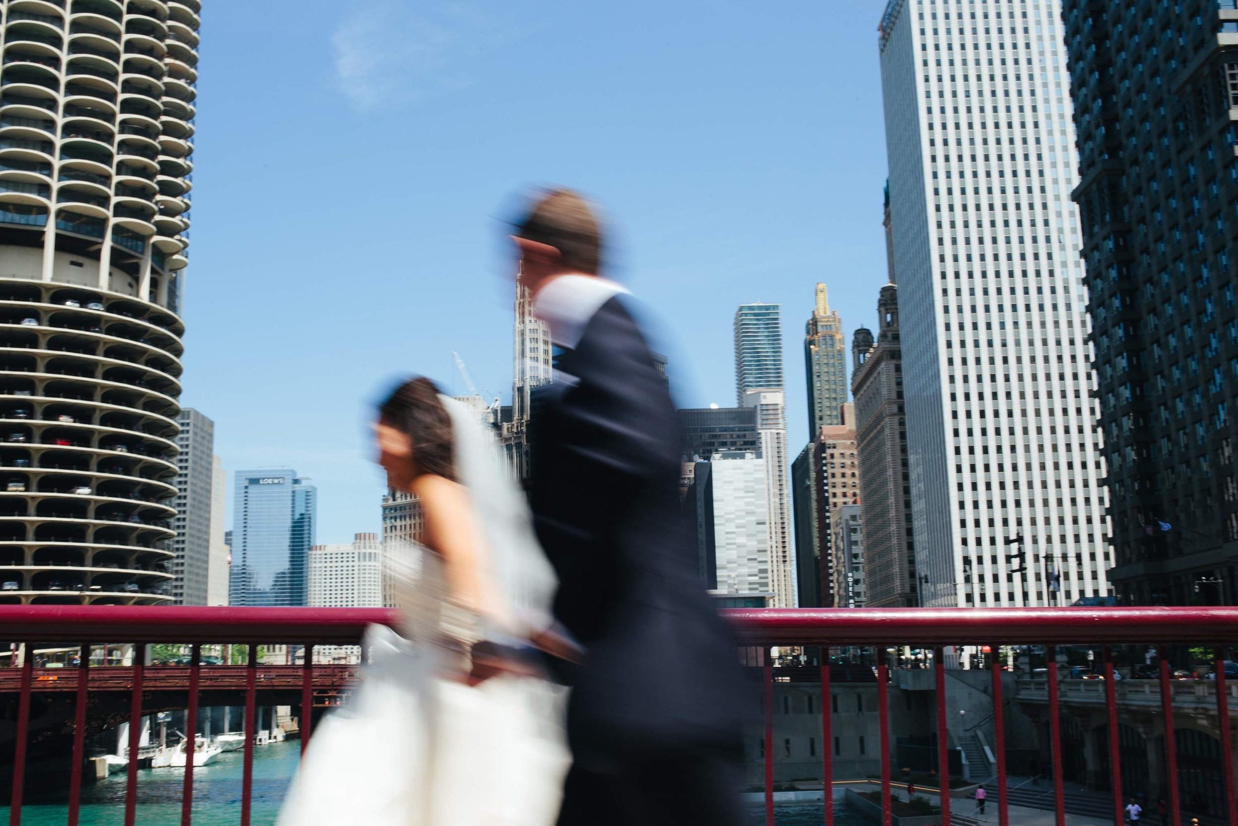 Chicago Skyline Wedding Photos