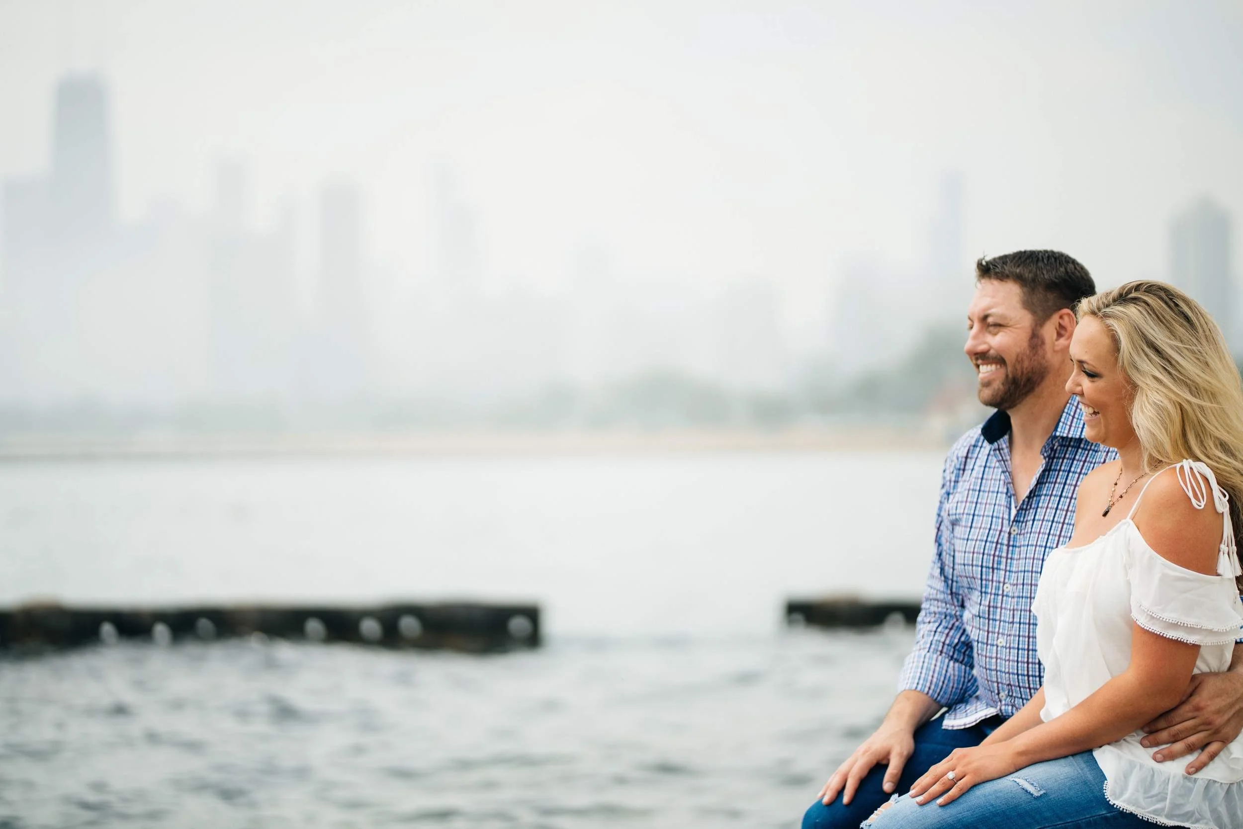 LE CAPE WEDDINGS | Kristen + Rich // Engagement Session in Downtown Chicago