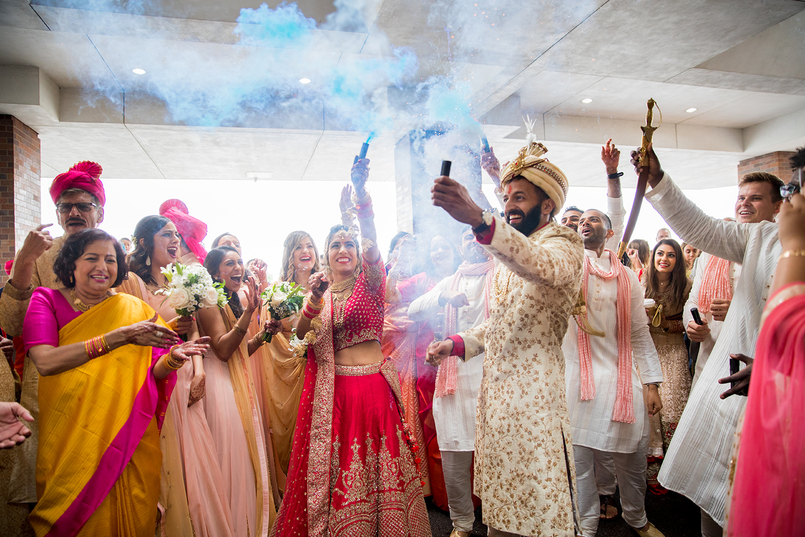 Le Cape Weddings - Sumeet and Chavi - Baraat --71.jpg