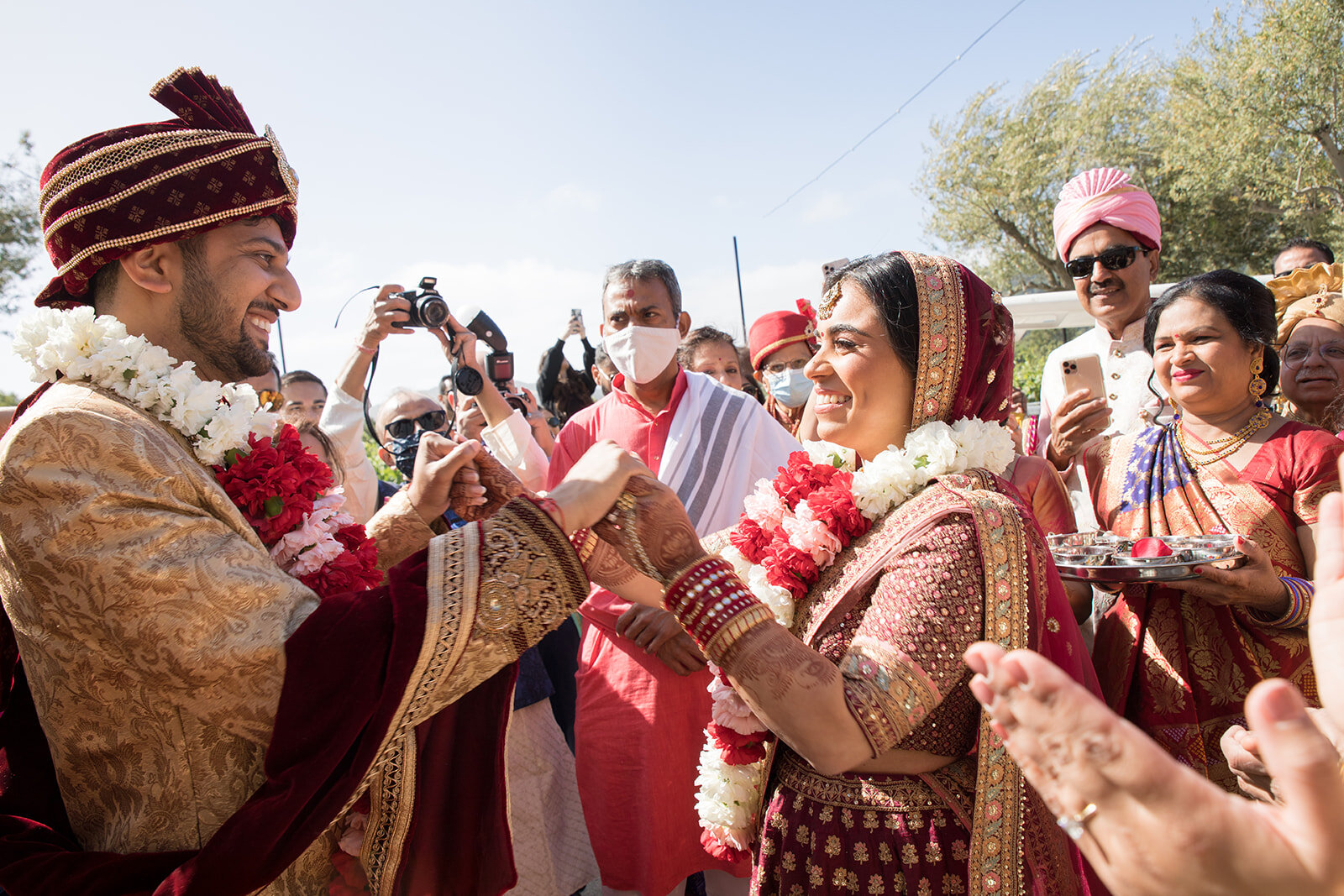 Le Cape Weddings - California Indian Wedding - Baraat - Krupa and Shilpa -184.jpg