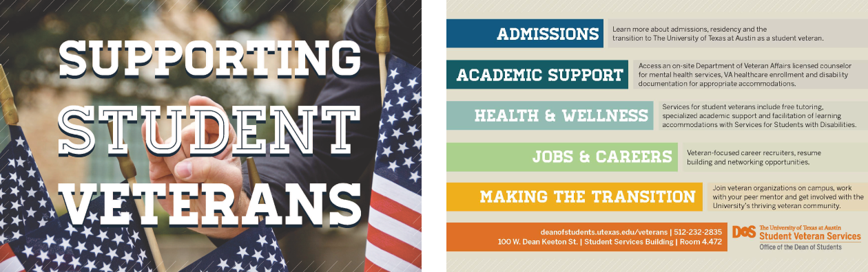 Student Veteran Service Promo Card