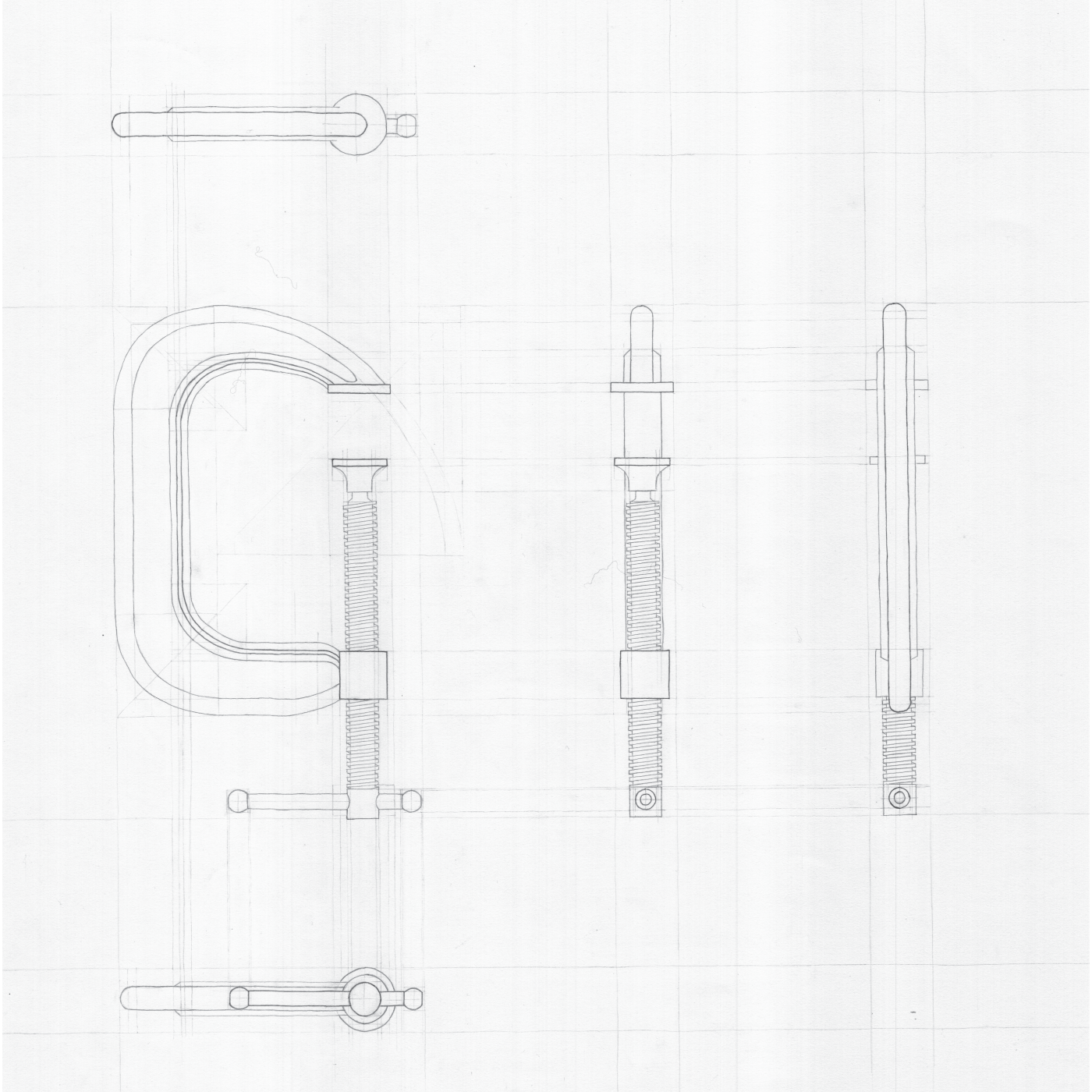 Freehand Measured Tool Drawing