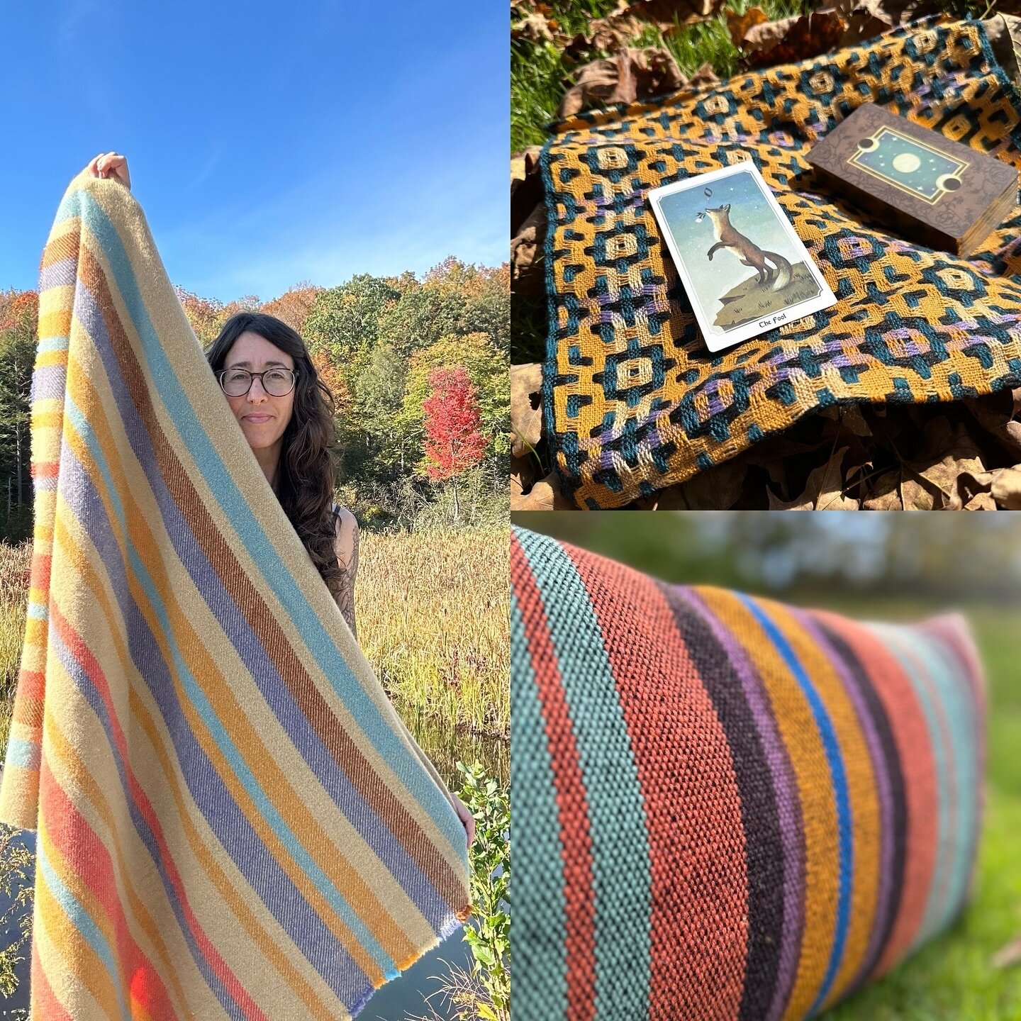 Handwoven NEW YEARS SALE through the 1st of the year!

This year I wove and wove and wove and I gotta say, it was life changing for me. I stepped into a kind of weaving practice I never have before. Not just of fabrics, but a deeper exploration into 